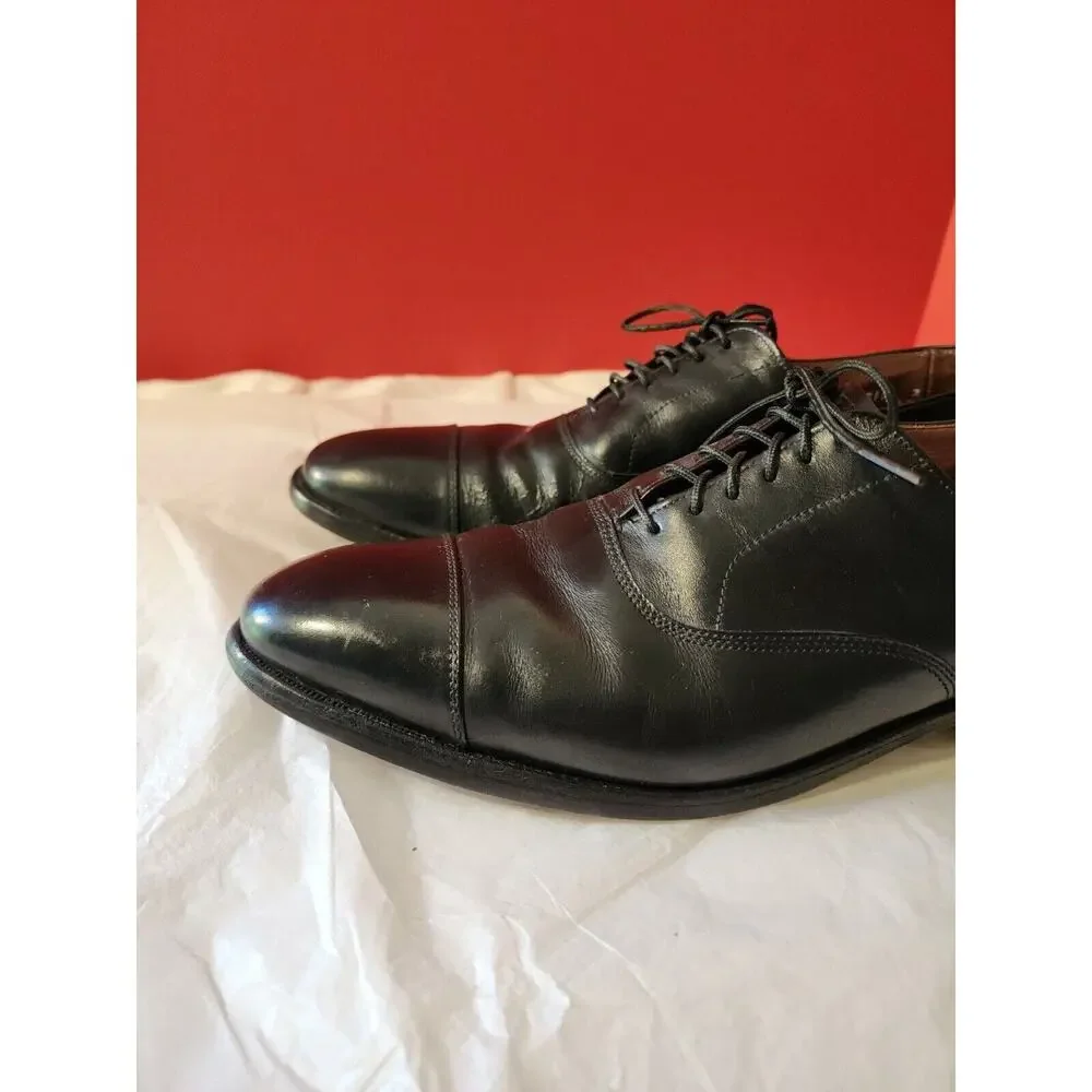 Allen Edmonds Park Avenue Black Leather Oxford Shoes Size 10 a narrow